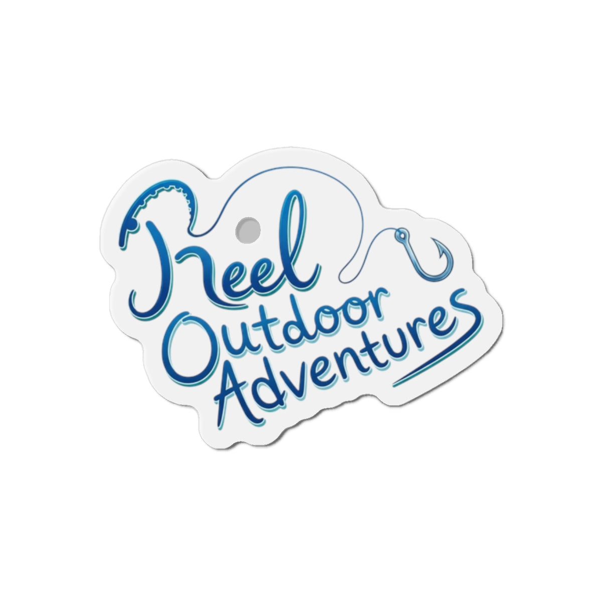 Reel Outdoor Adventures Sticker Magnet