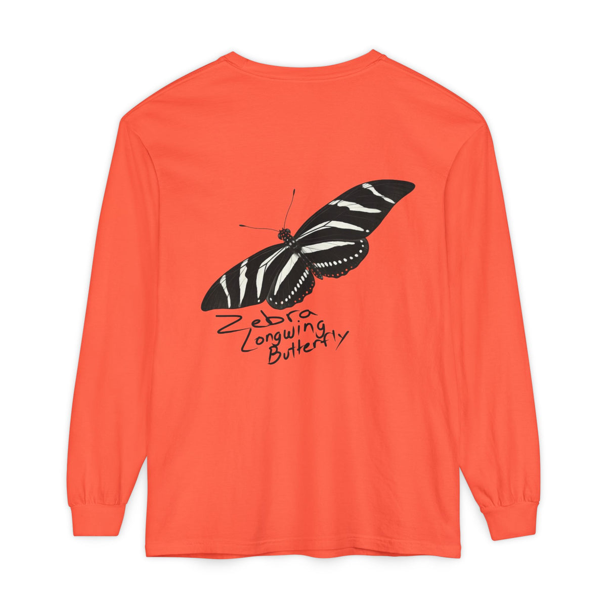 Zebra Longwing Butterfly Unisex Long Sleeve Shirt