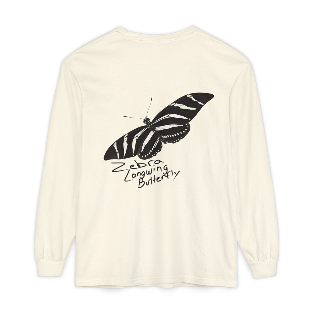 Zebra Longwing Butterfly Unisex Long Sleeve Shirt