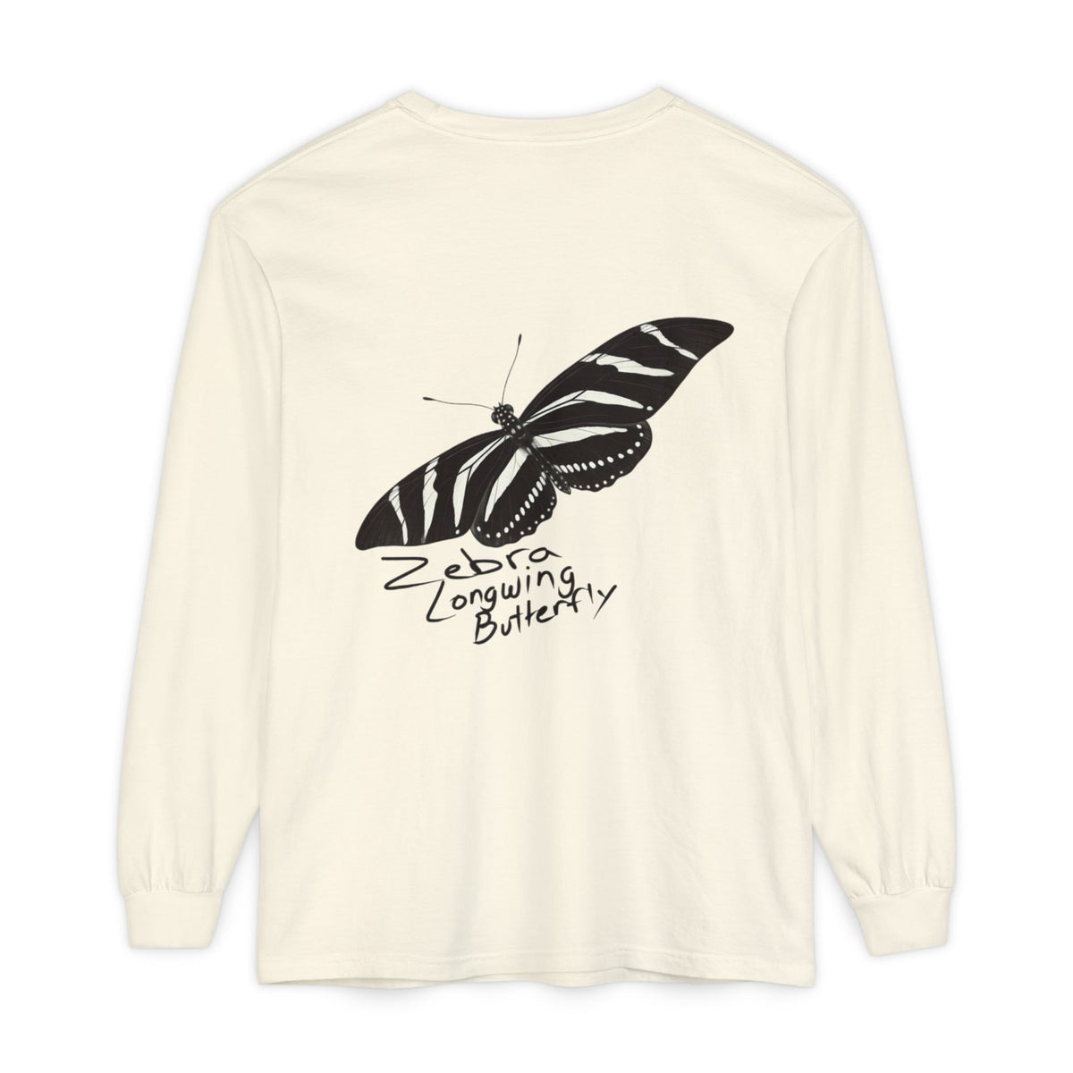 Zebra Longwing Butterfly Unisex Long Sleeve Shirt