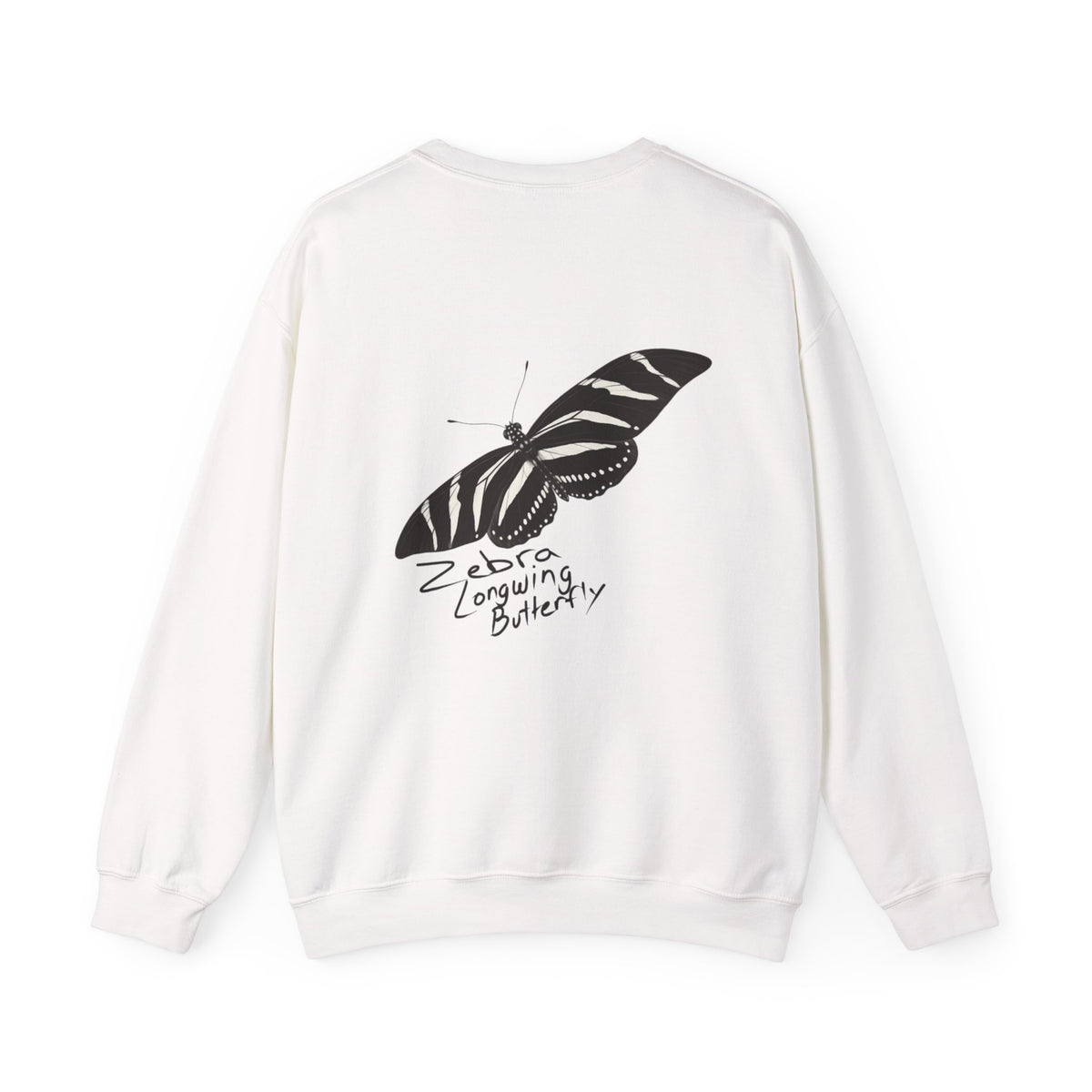 Zebra Longwing Butterfly Unisex Sweatshirt