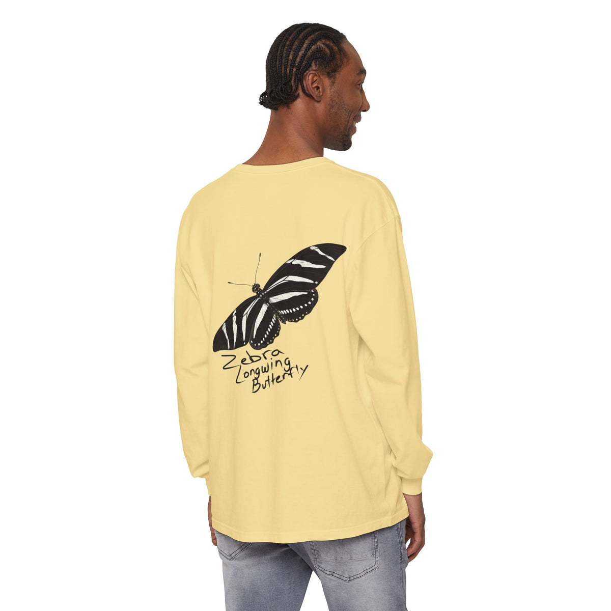 Zebra Longwing Butterfly Unisex Long Sleeve Shirt
