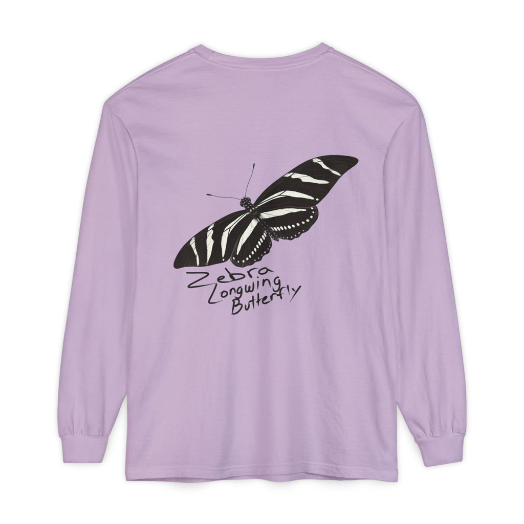 Zebra Longwing Butterfly Unisex Long Sleeve Shirt