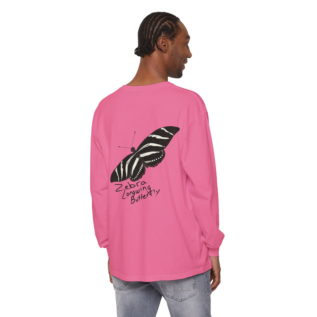 Zebra Longwing Butterfly Unisex Long Sleeve Shirt