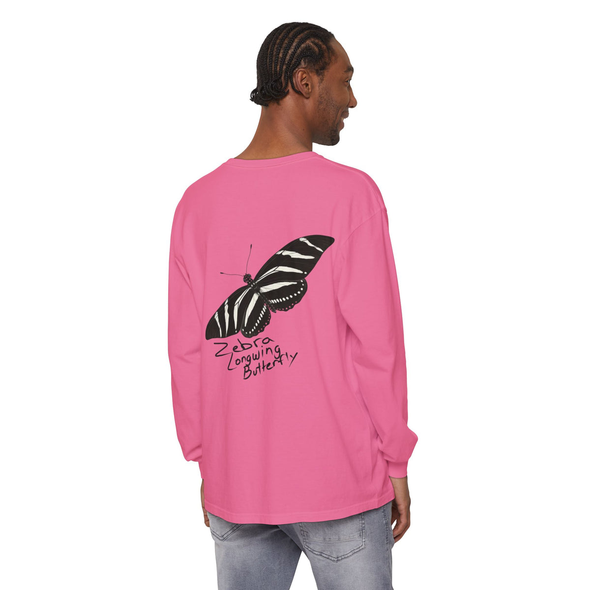 Zebra Longwing Butterfly Unisex Long Sleeve Shirt