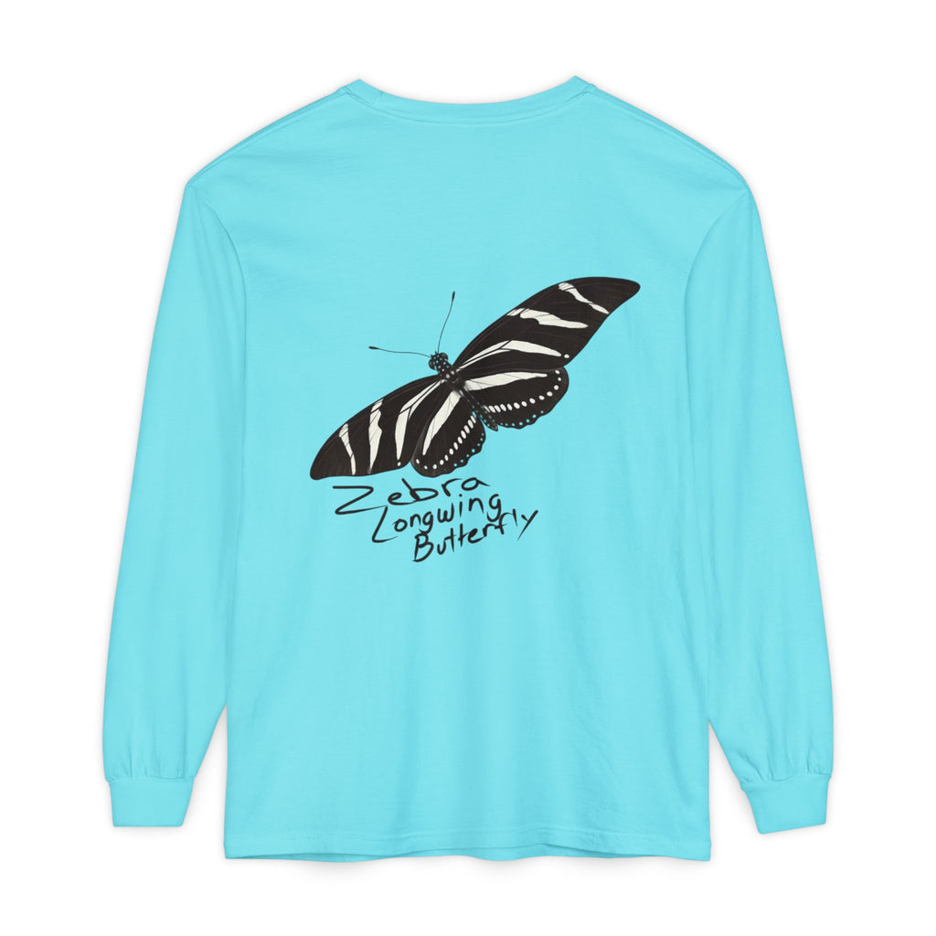 Zebra Longwing Butterfly Unisex Long Sleeve Shirt