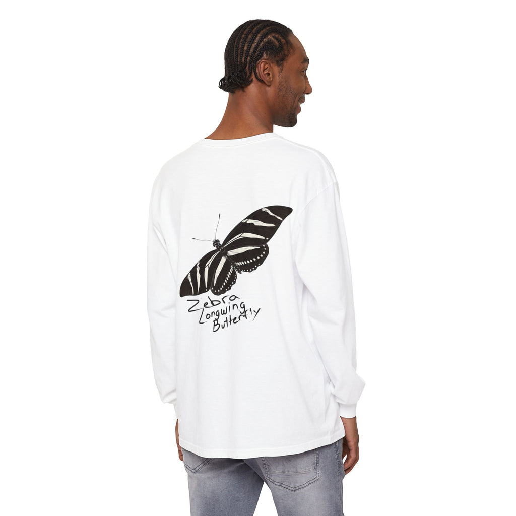 Zebra Longwing Butterfly Unisex Long Sleeve Shirt
