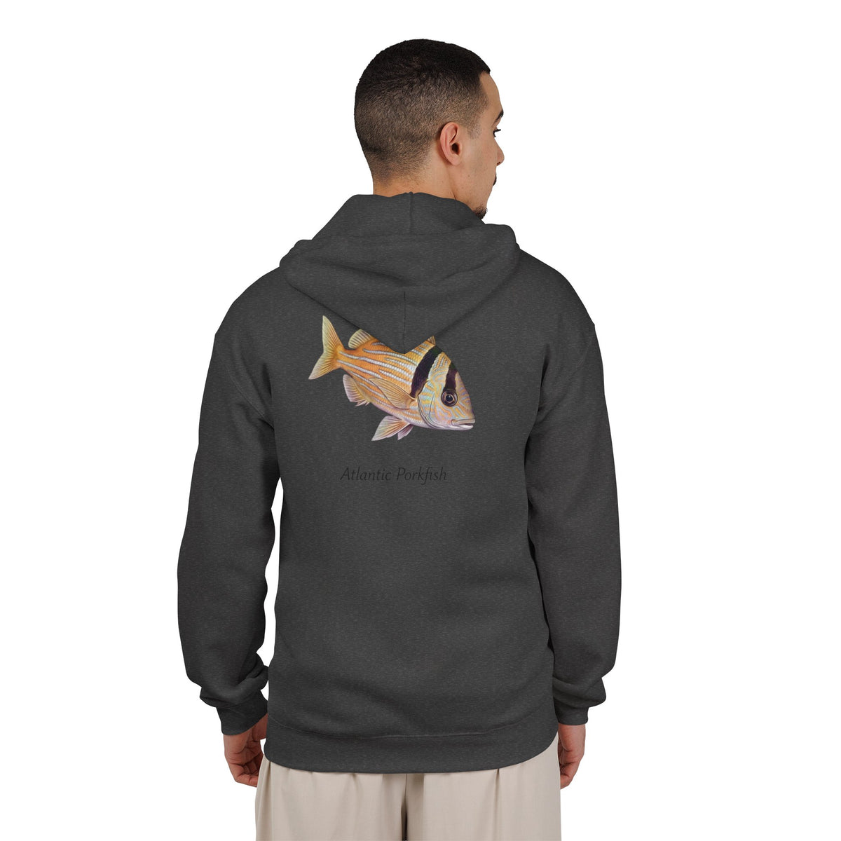 Atlantic Porkfish Unisex Full Zip Hooded Sweatshirt