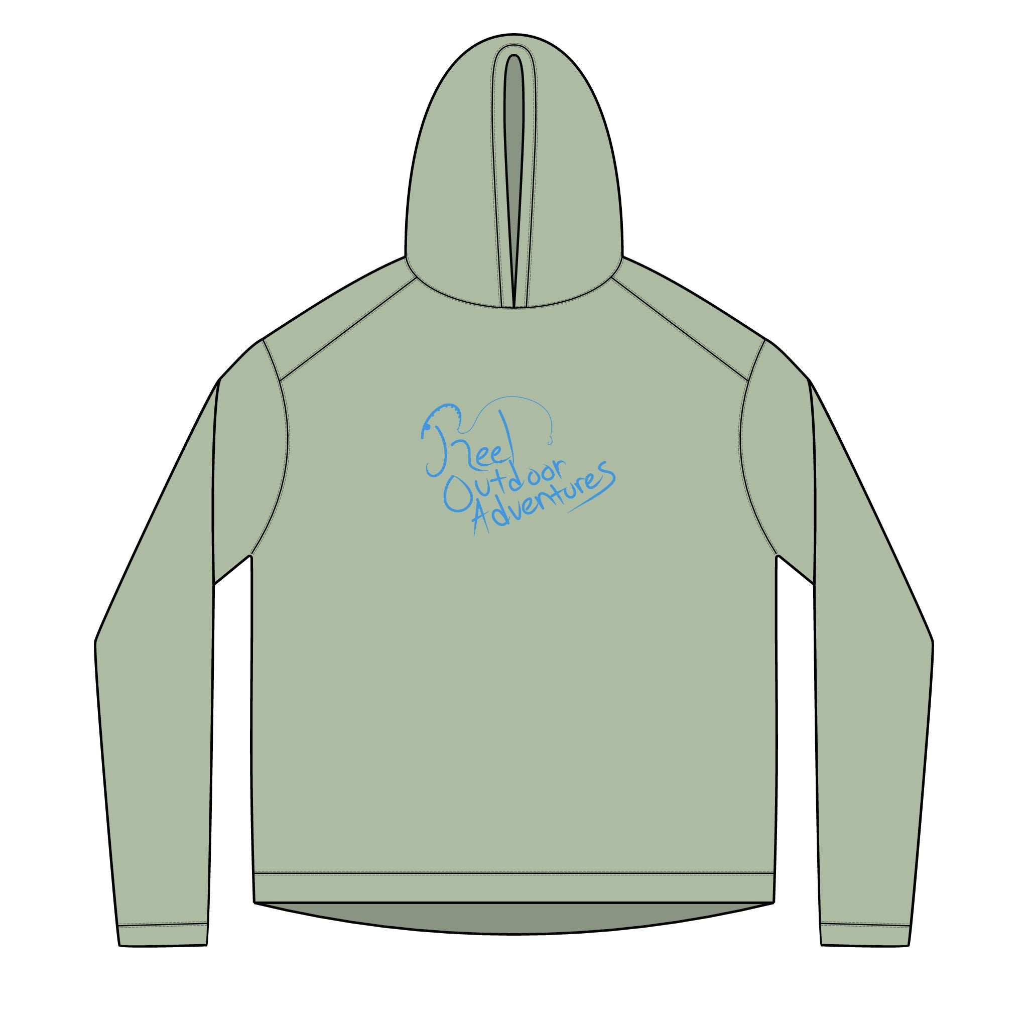 Reel Outdoor Adventures Solar Dream Fish Hoodie