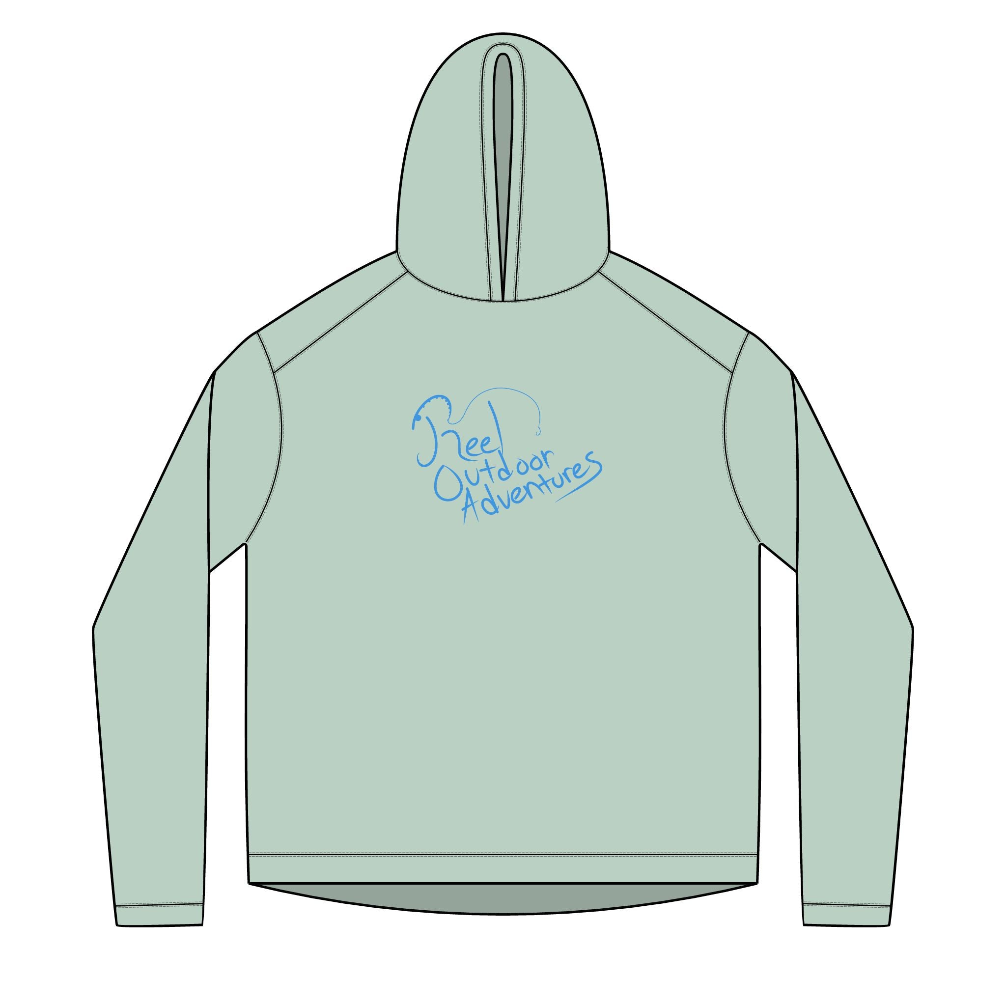 Reel Outdoor Adventures Solar Dream Fish Hoodie