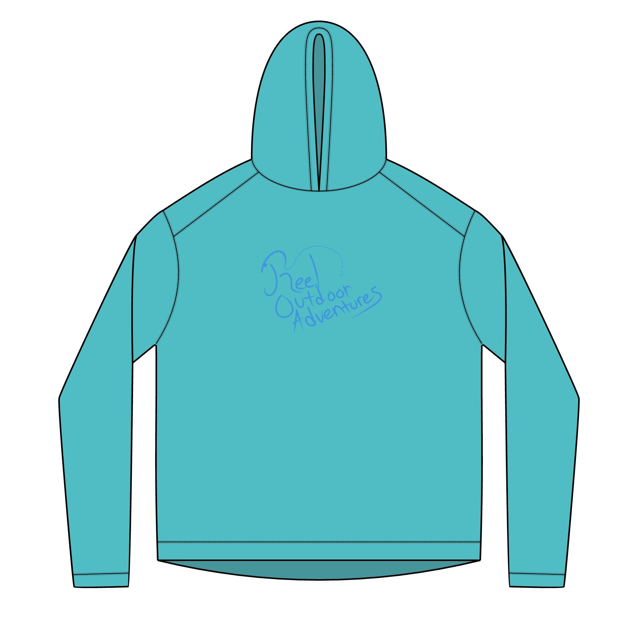 Reel Outdoor Adventures Solar Dream Fish Hoodie