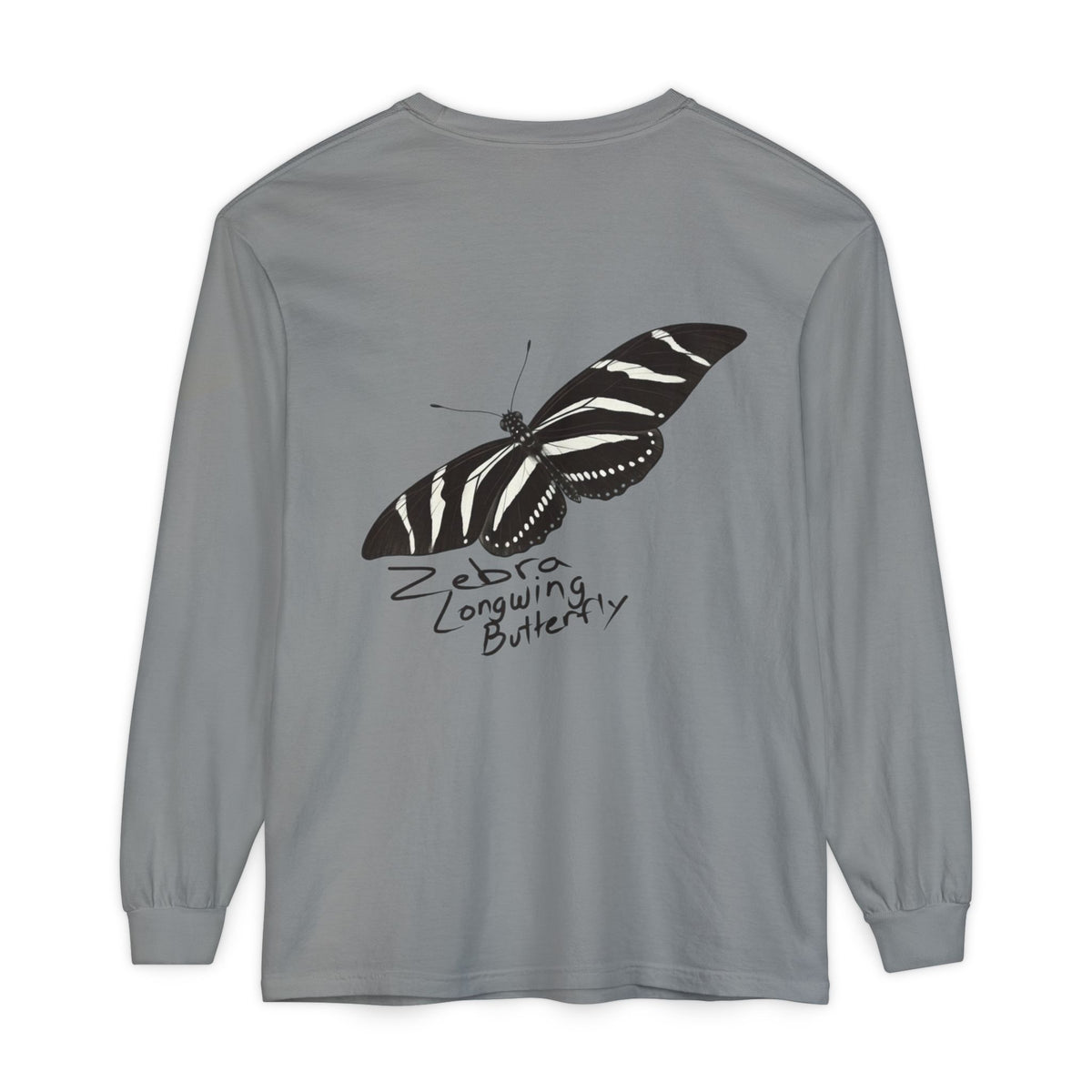 Zebra Longwing Butterfly Unisex Long Sleeve Shirt
