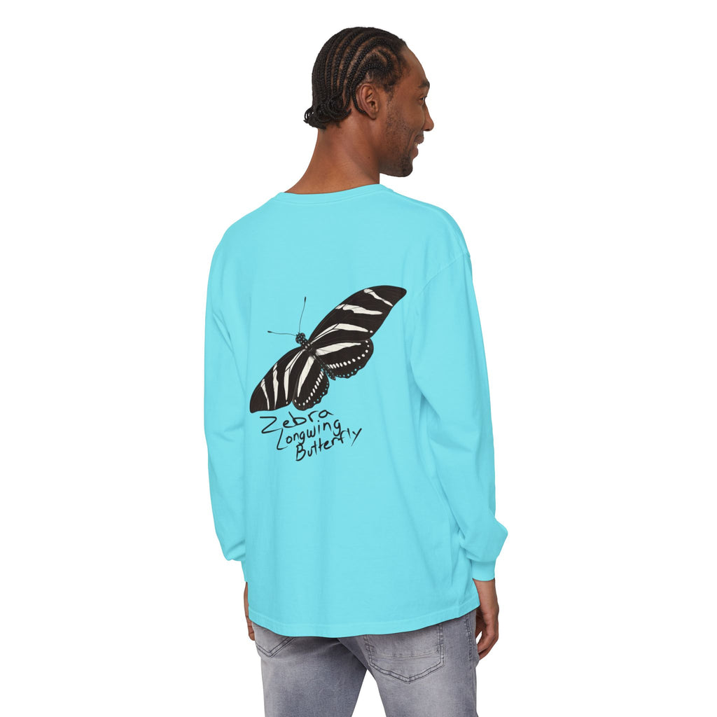 Zebra Longwing Butterfly Unisex Long Sleeve Shirt