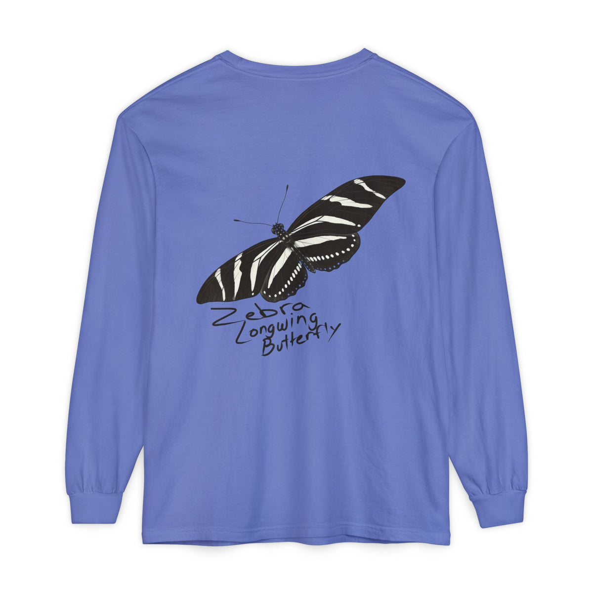 Zebra Longwing Butterfly Unisex Long Sleeve Shirt