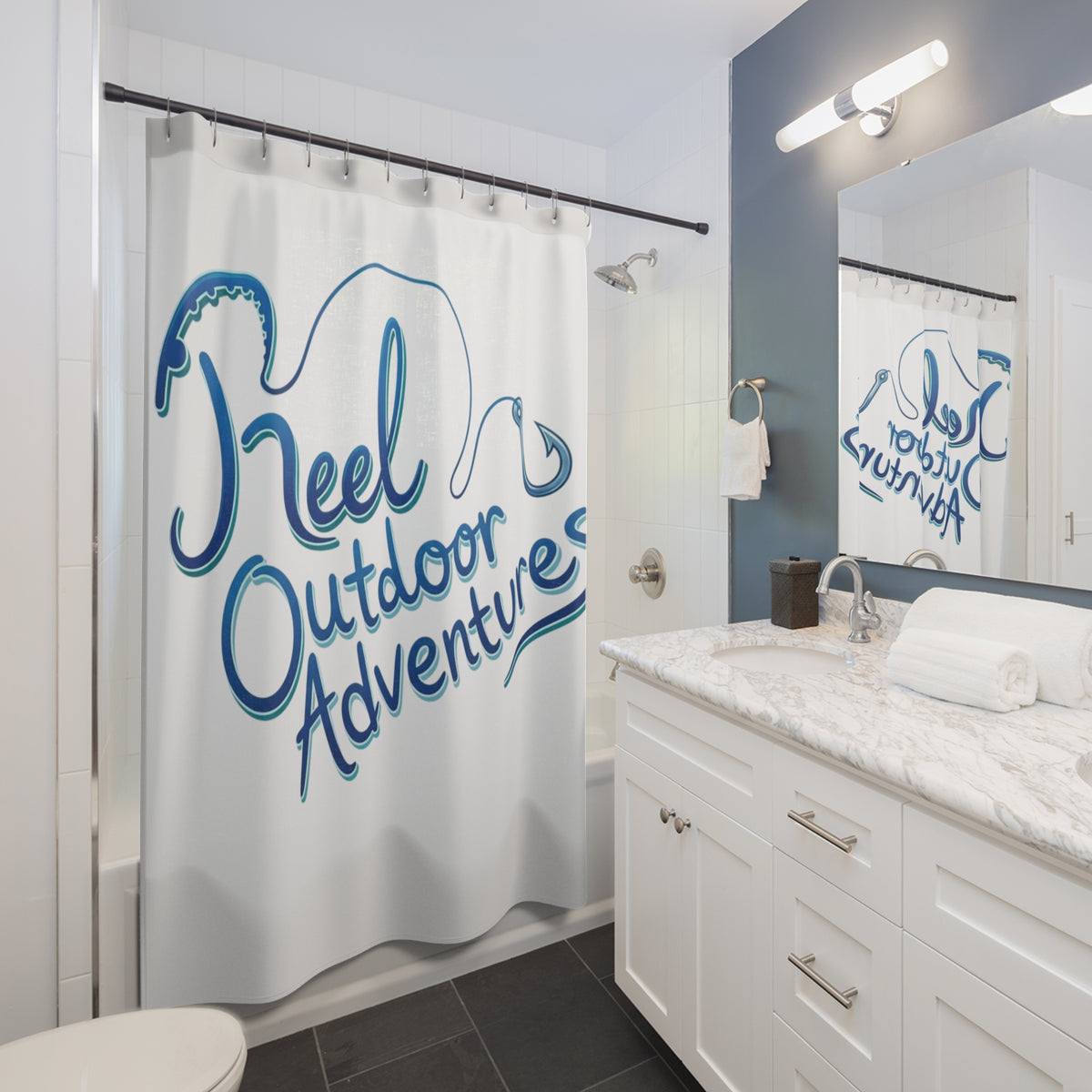 Reel Outdoor Adventures Shower Curtains