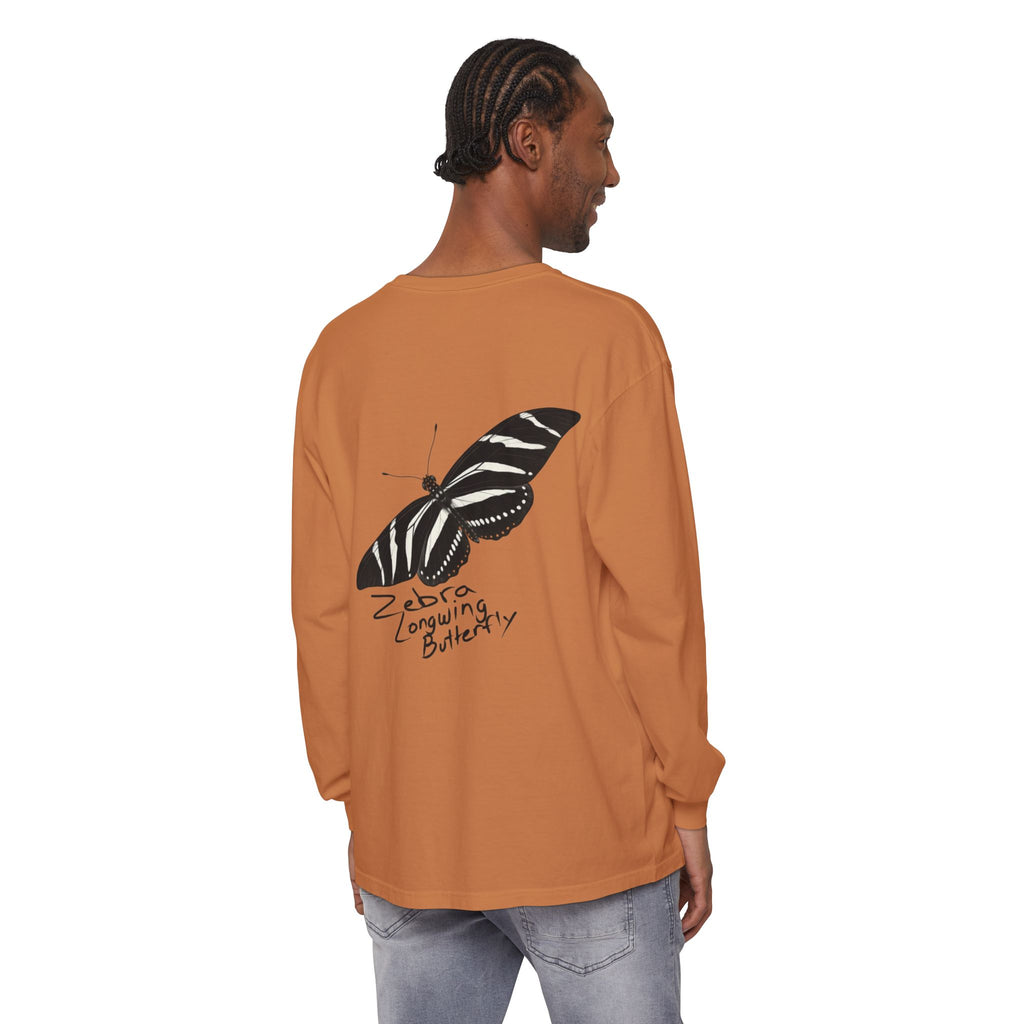 Zebra Longwing Butterfly Unisex Long Sleeve Shirt