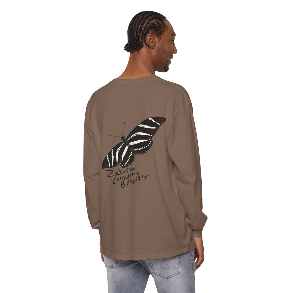 Zebra Longwing Butterfly Unisex Long Sleeve Shirt