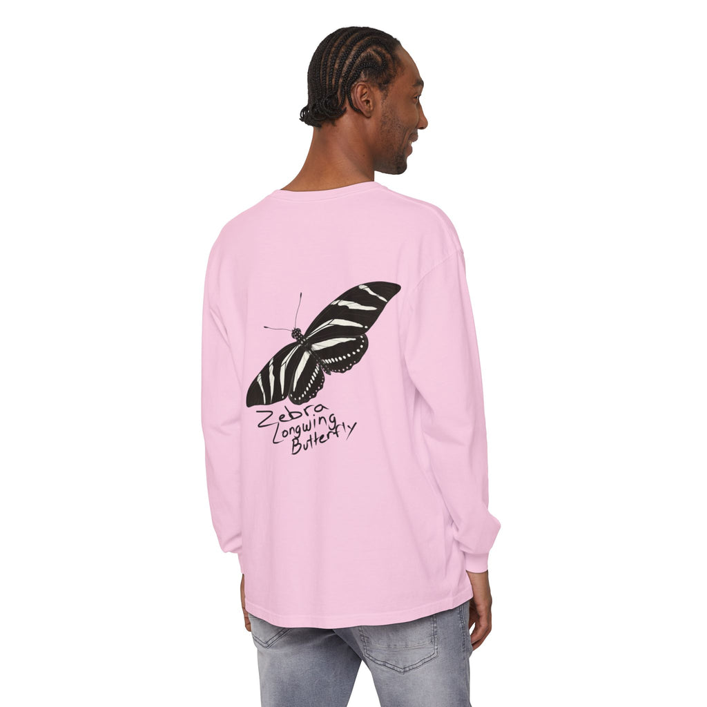 Zebra Longwing Butterfly Unisex Long Sleeve Shirt