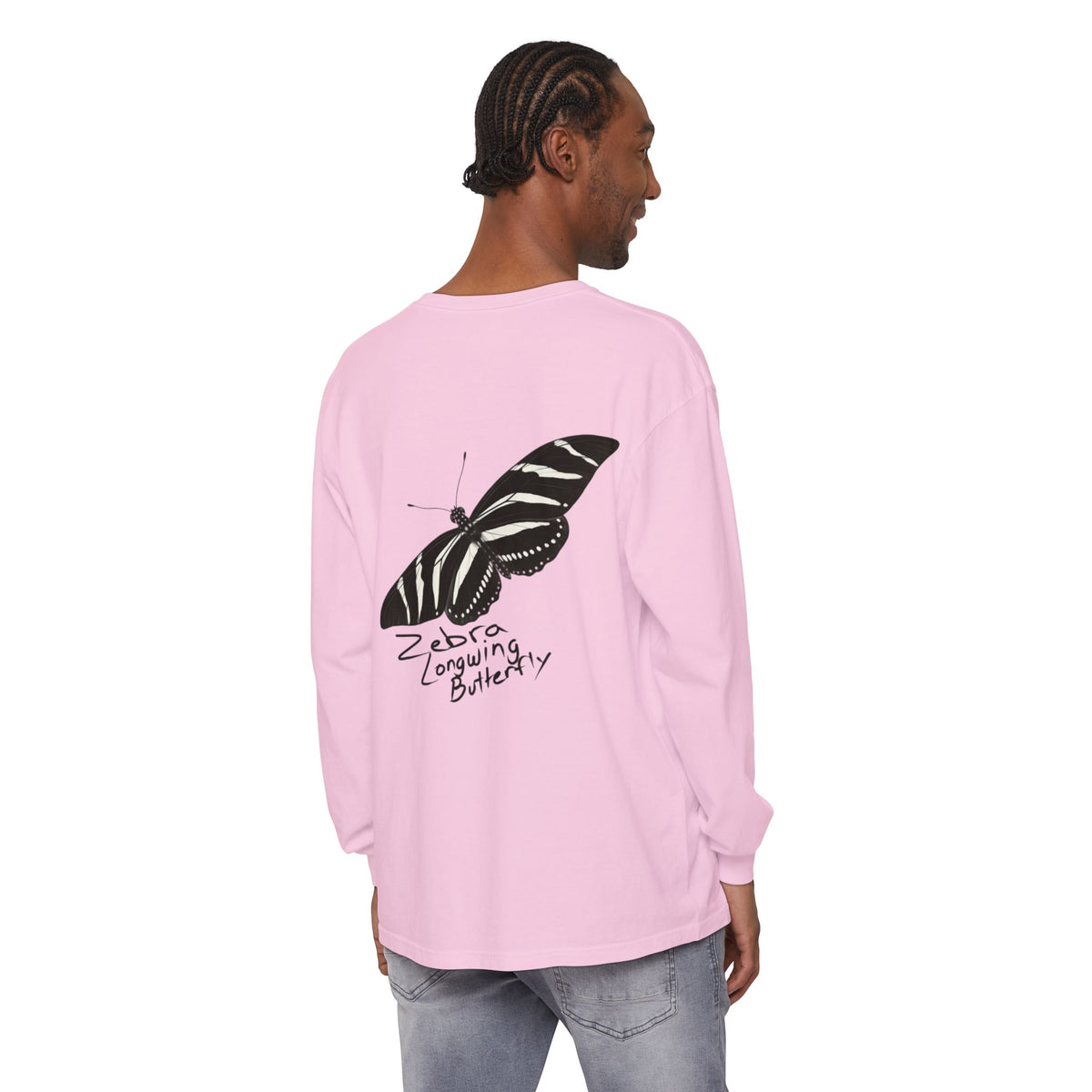 Zebra Longwing Butterfly Unisex Long Sleeve Shirt