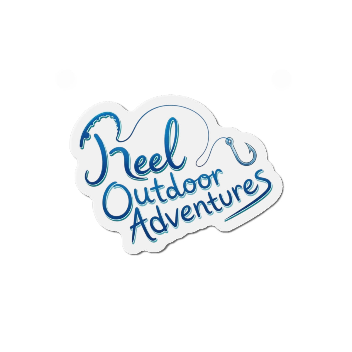 Reel Outdoor Adventures Sticker Magnet