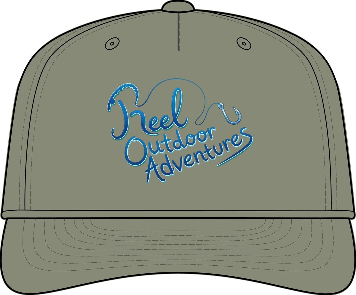 Reel Outdoor Adventures Laser Performance Rope Cap