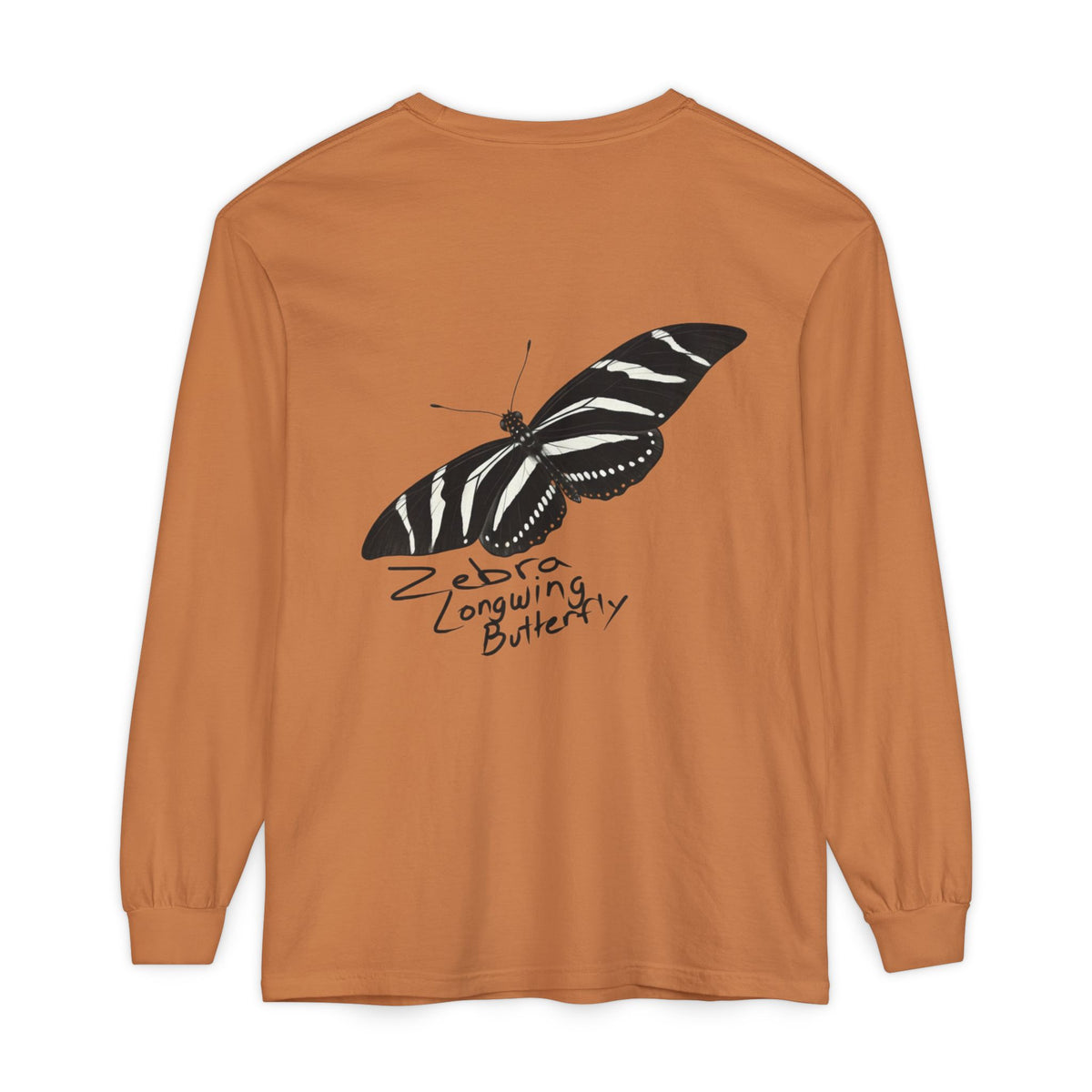 Zebra Longwing Butterfly Unisex Long Sleeve Shirt