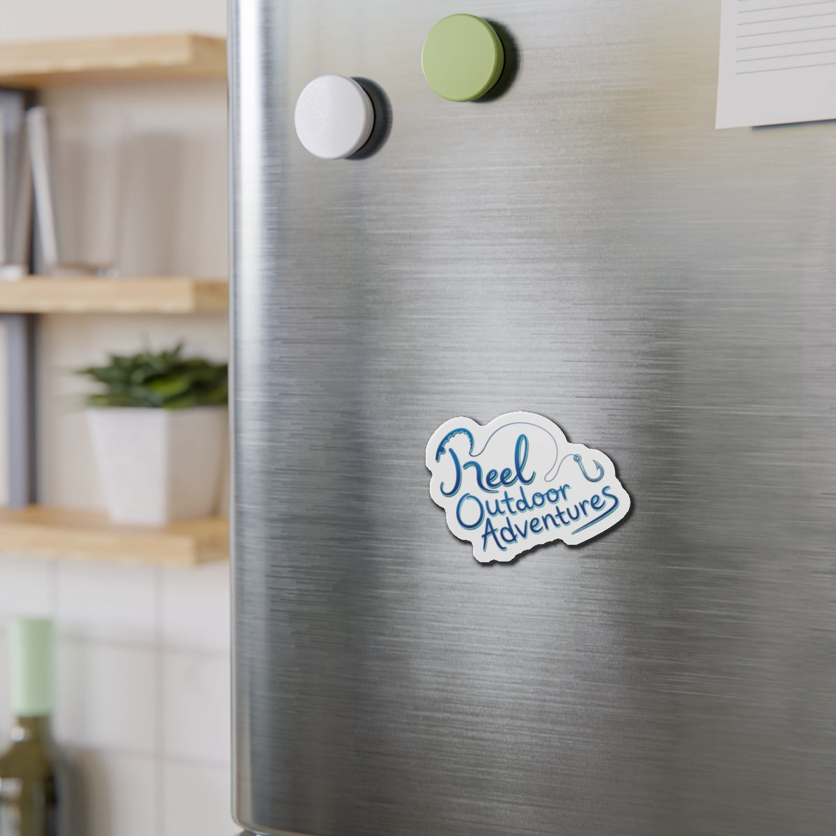 Reel Outdoor Adventures Sticker Magnet