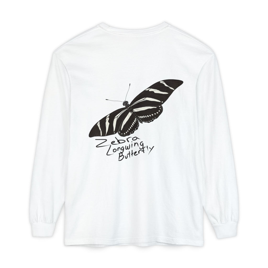 Zebra Longwing Butterfly Unisex Long Sleeve Shirt