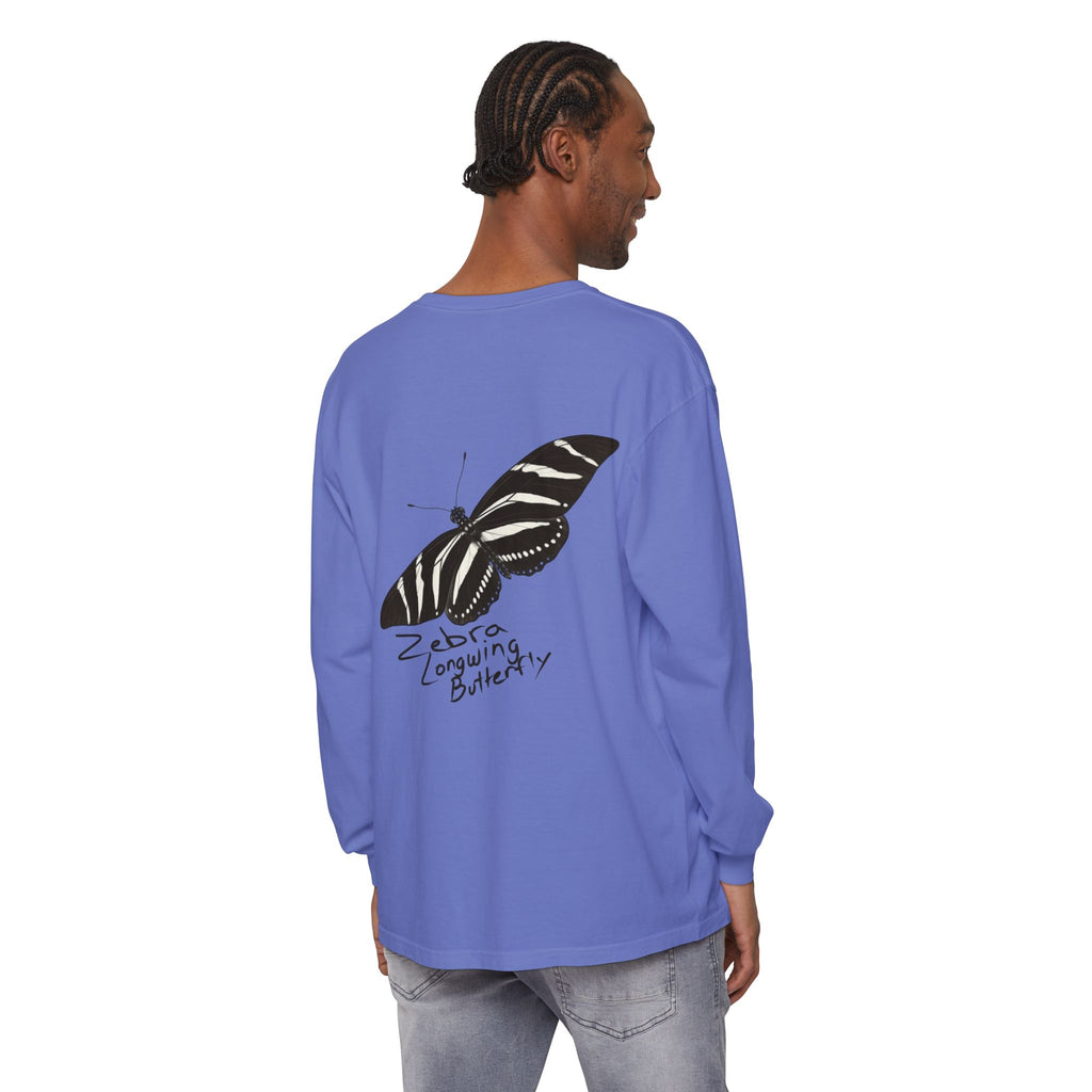 Zebra Longwing Butterfly Unisex Long Sleeve Shirt