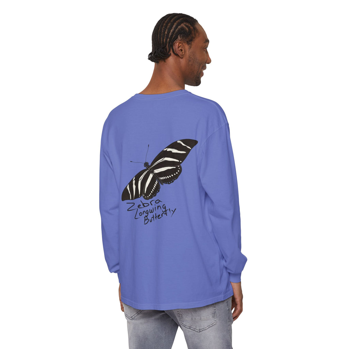 Zebra Longwing Butterfly Unisex Long Sleeve Shirt