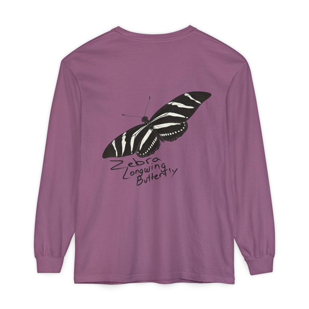 Zebra Longwing Butterfly Unisex Long Sleeve Shirt