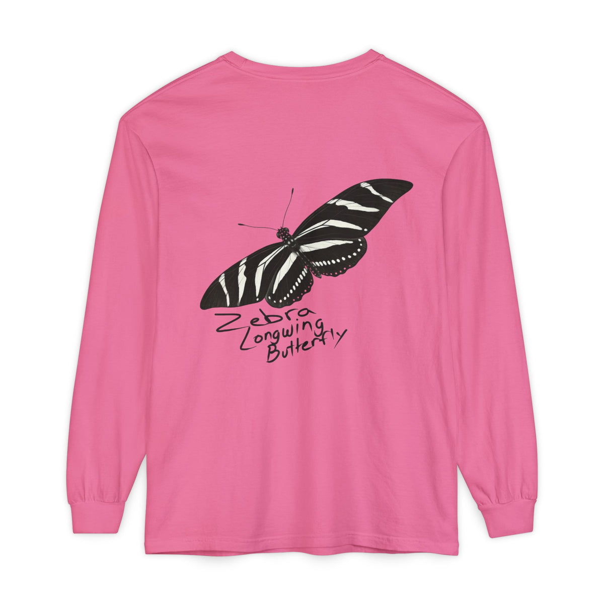 Zebra Longwing Butterfly Unisex Long Sleeve Shirt