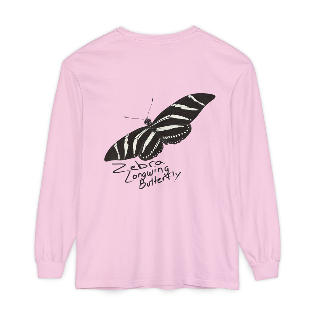 Zebra Longwing Butterfly Unisex Long Sleeve Shirt