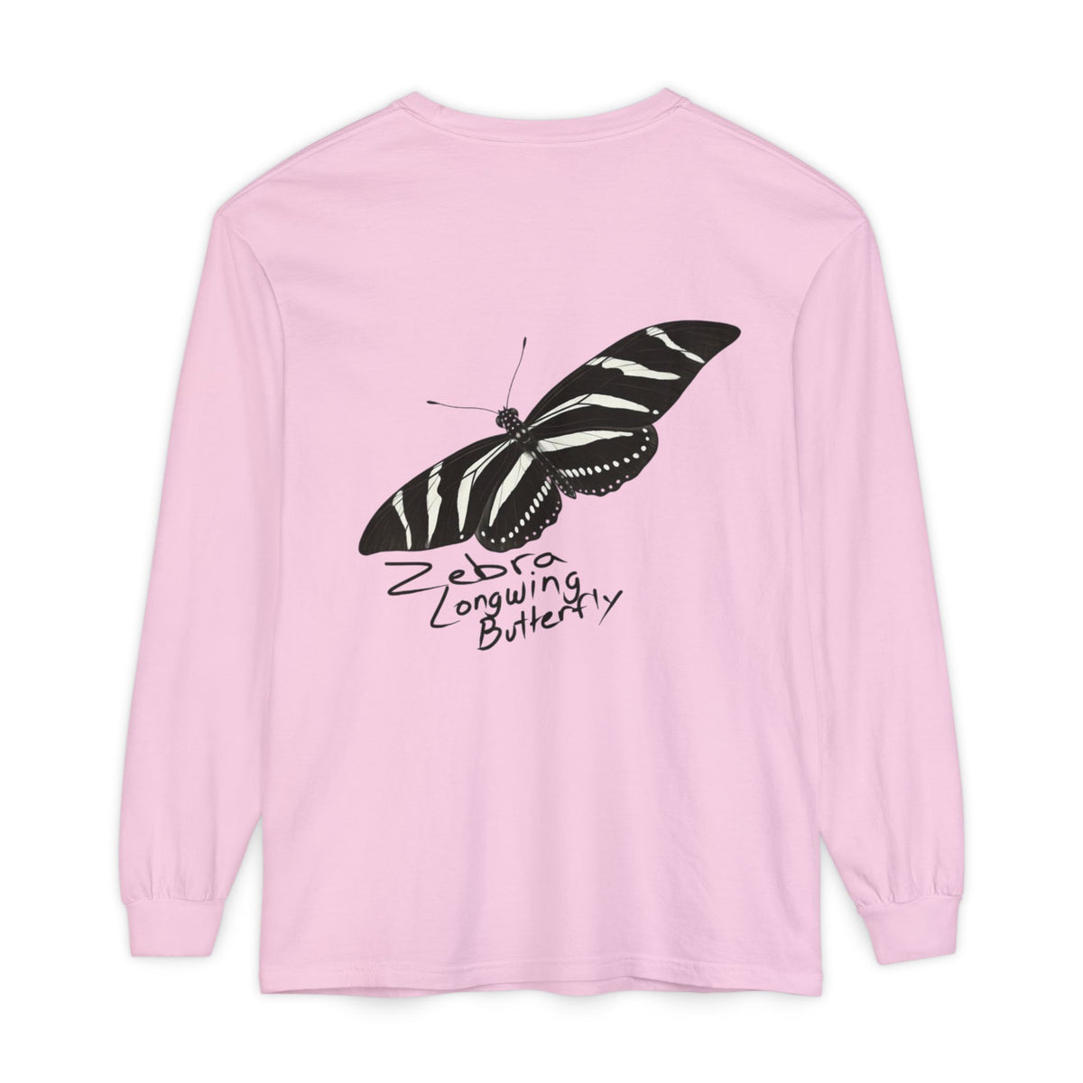 Zebra Longwing Butterfly Unisex Long Sleeve Shirt