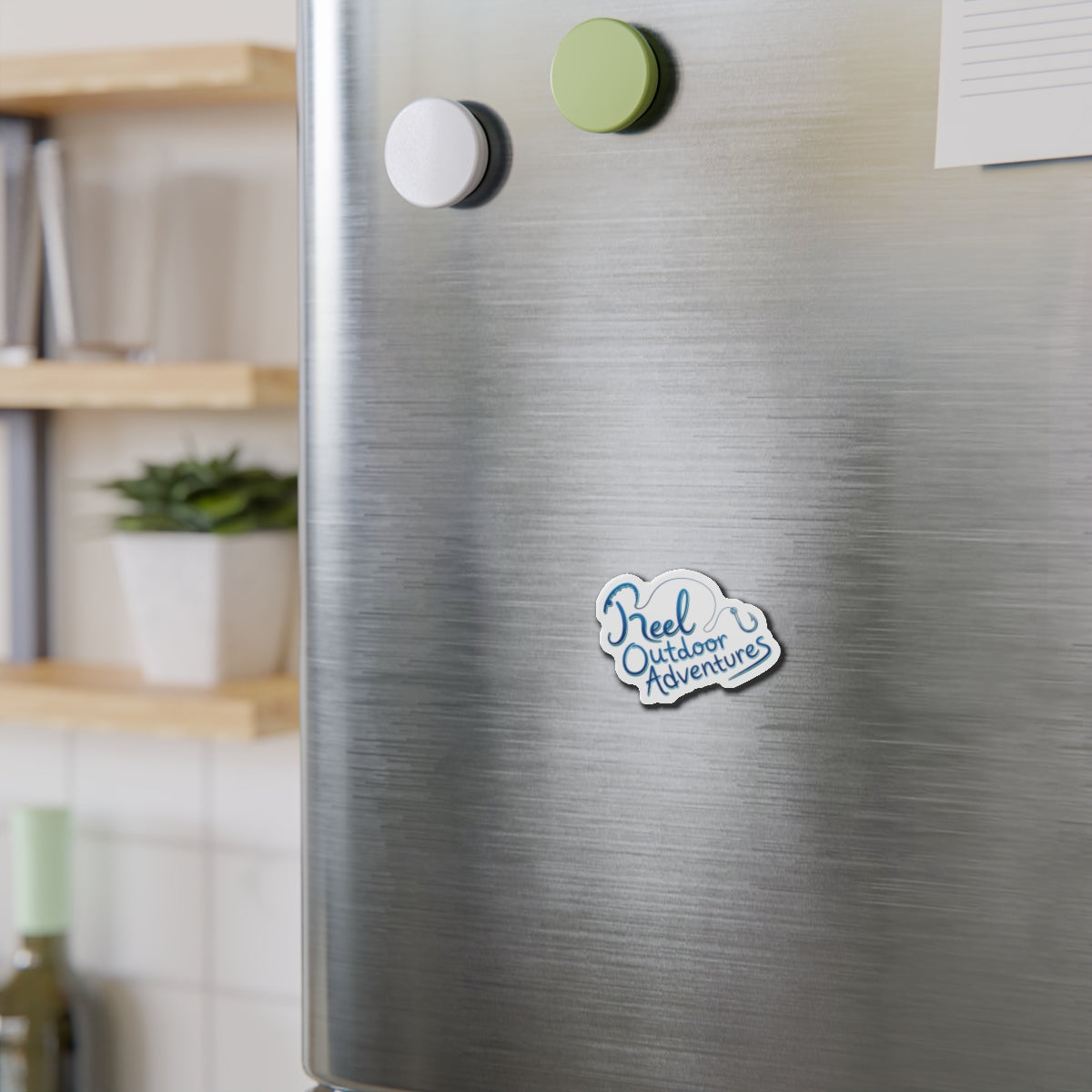 Reel Outdoor Adventures Sticker Magnet