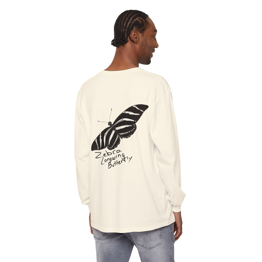 Zebra Longwing Butterfly Unisex Long Sleeve Shirt