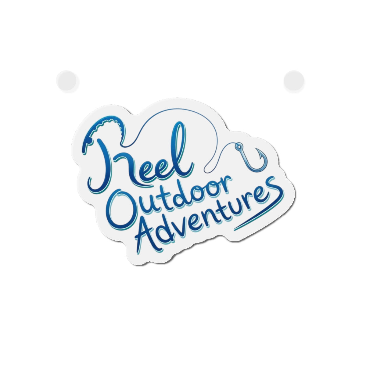 Reel Outdoor Adventures Sticker Magnet